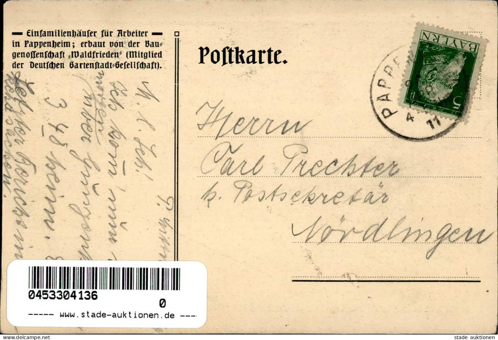 Pappenheim (8834) Sign. L.H. 1900 I- - Other & Unclassified