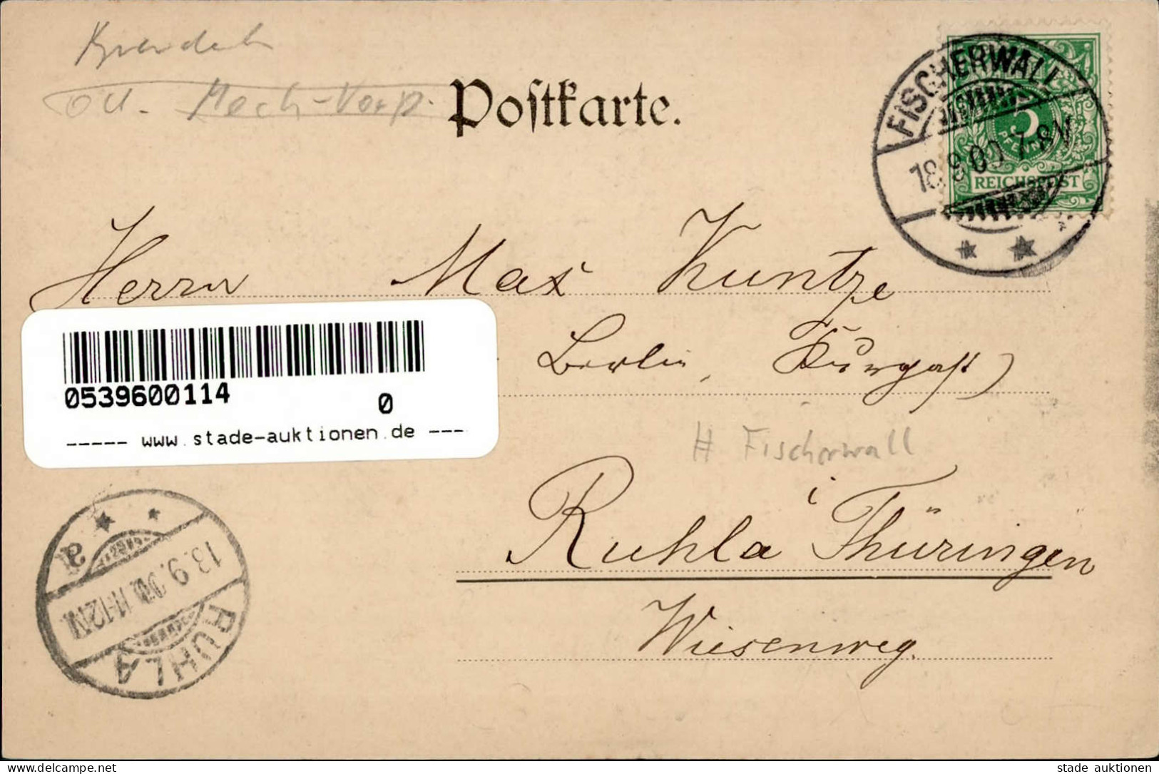 Fischerwall Elisabeth-Ruh (o-1431) 1900 I- - Other & Unclassified