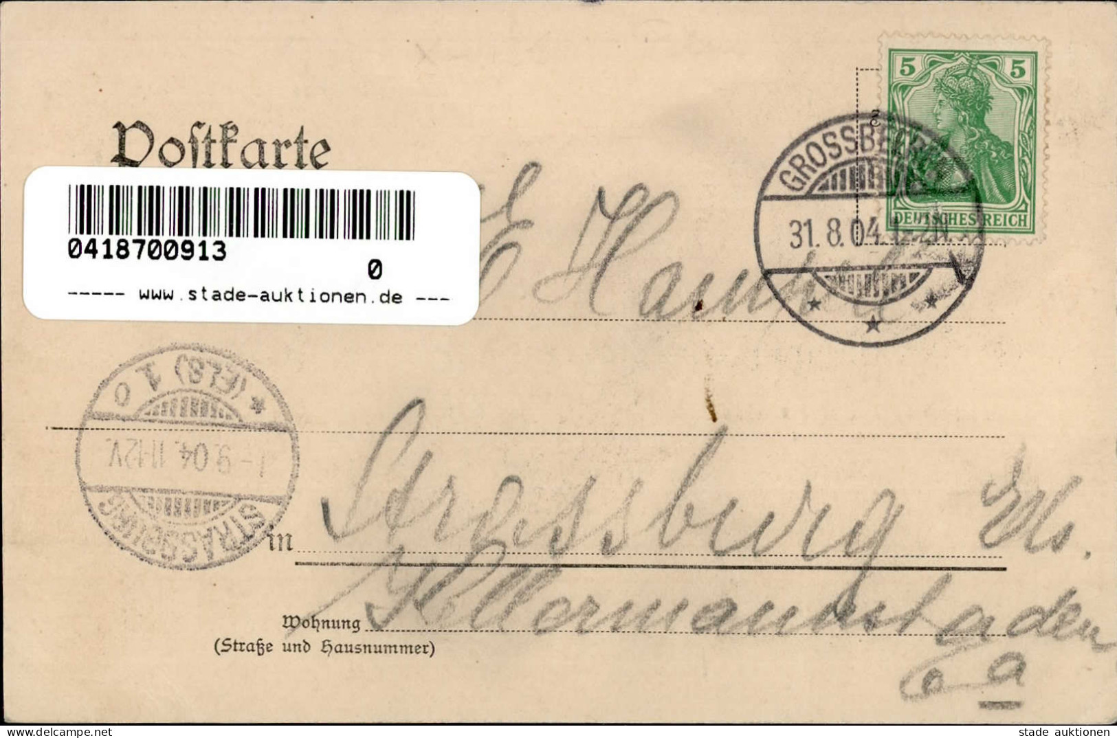 Sputendorf (o-1501) Gasthaus Zu Den Drei Kronen Inh. Pieckenhagen 1904 I-II (Stauchung) - Other & Unclassified
