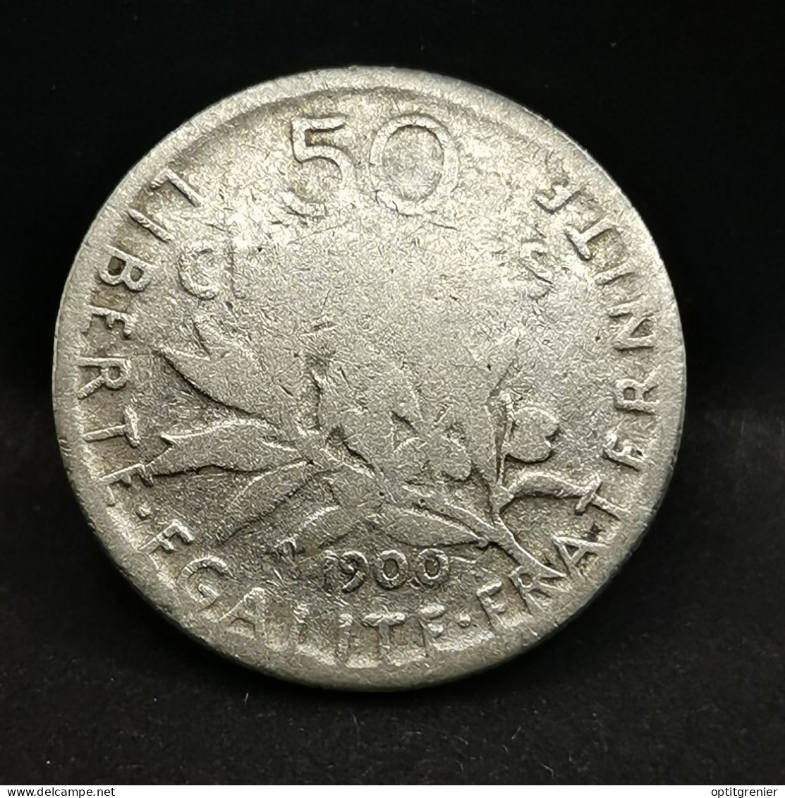 50 CENTIMES SEMEUSE ARGENT 1900 FRANCE / SILVER (Réf. 24425) - 50 Centimes