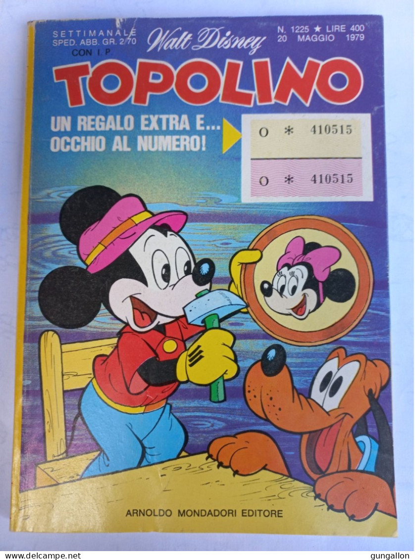 Topolino (Mondadori 1979)  N. 1225 - Disney