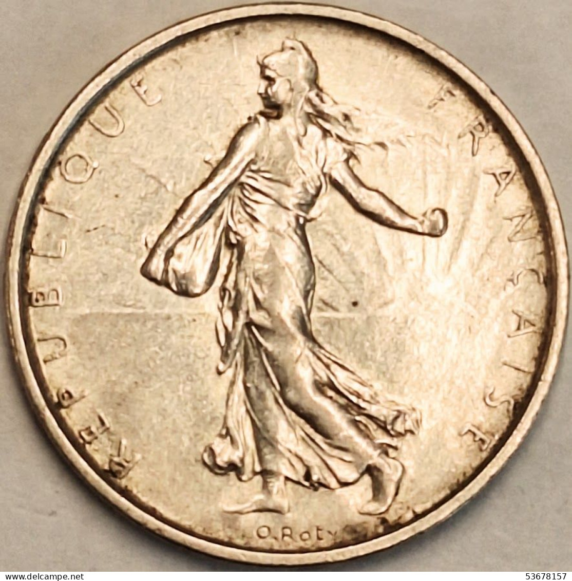 France - 5 Francs 1964, KM# 926, Silver (#4333) - 5 Francs