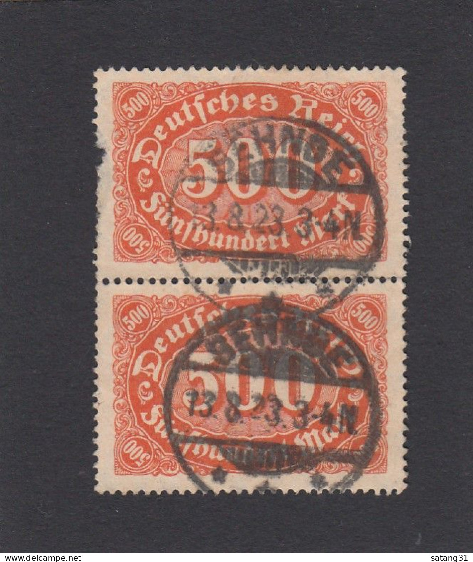 BRIEFMARKEN  MIT  STEMPEL " SEHNDE ". - 1922-1923 Local Issues