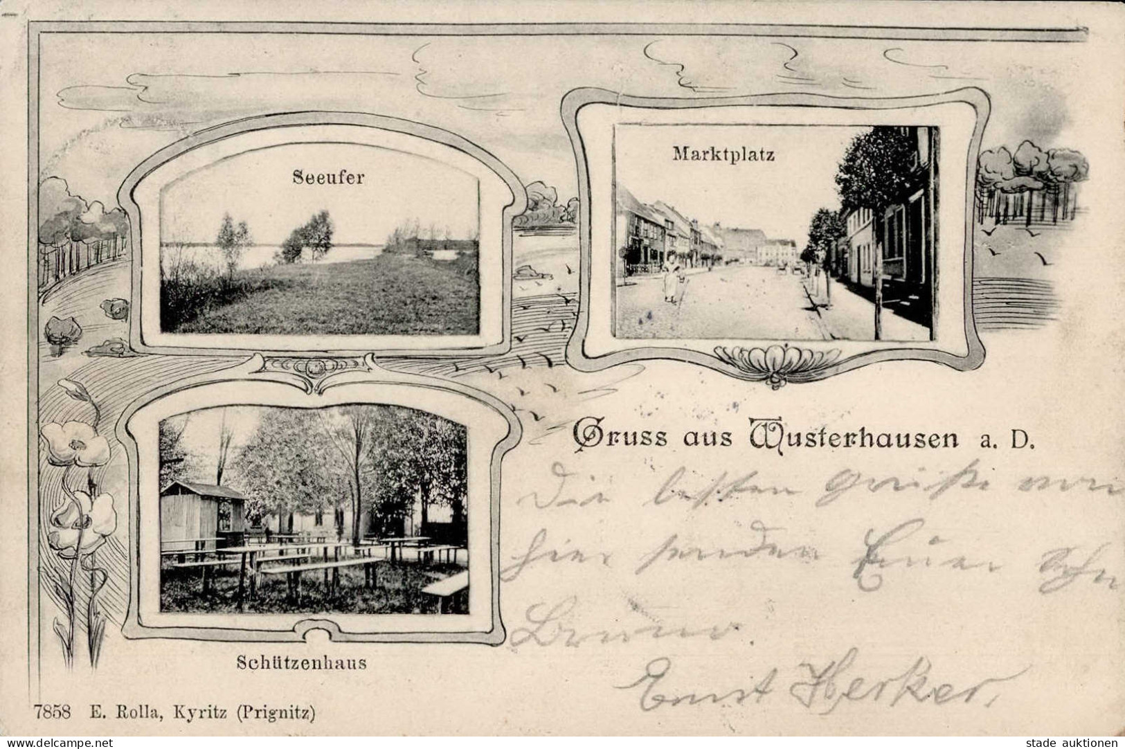 Wusterhausen (o-1901) Schützenhaus 1906 I- - Autres & Non Classés