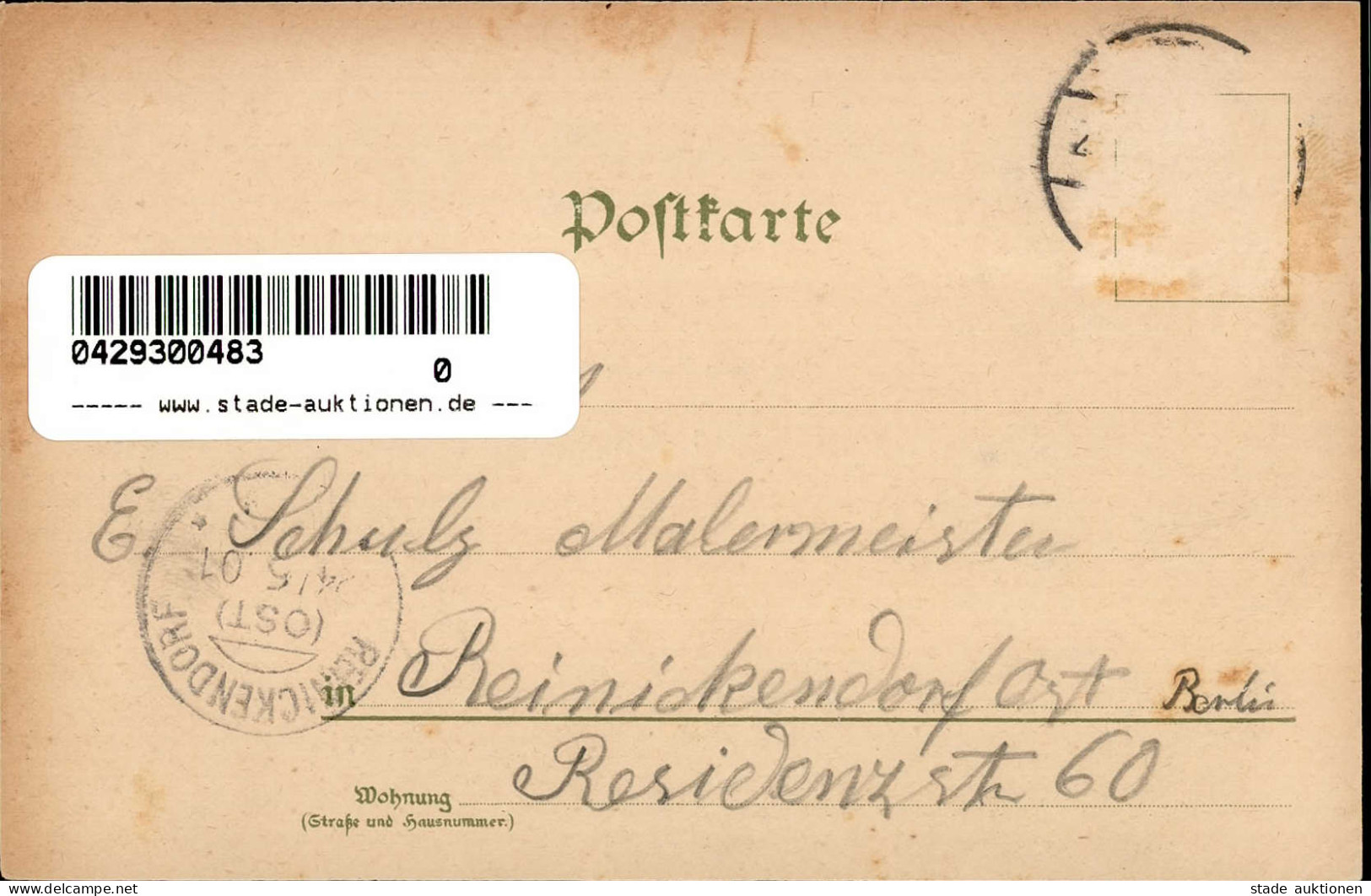 Fehrbellin (o-1950) Altes Und Neues Denkmal 1901 II (Marke Entfernt) - Other & Unclassified