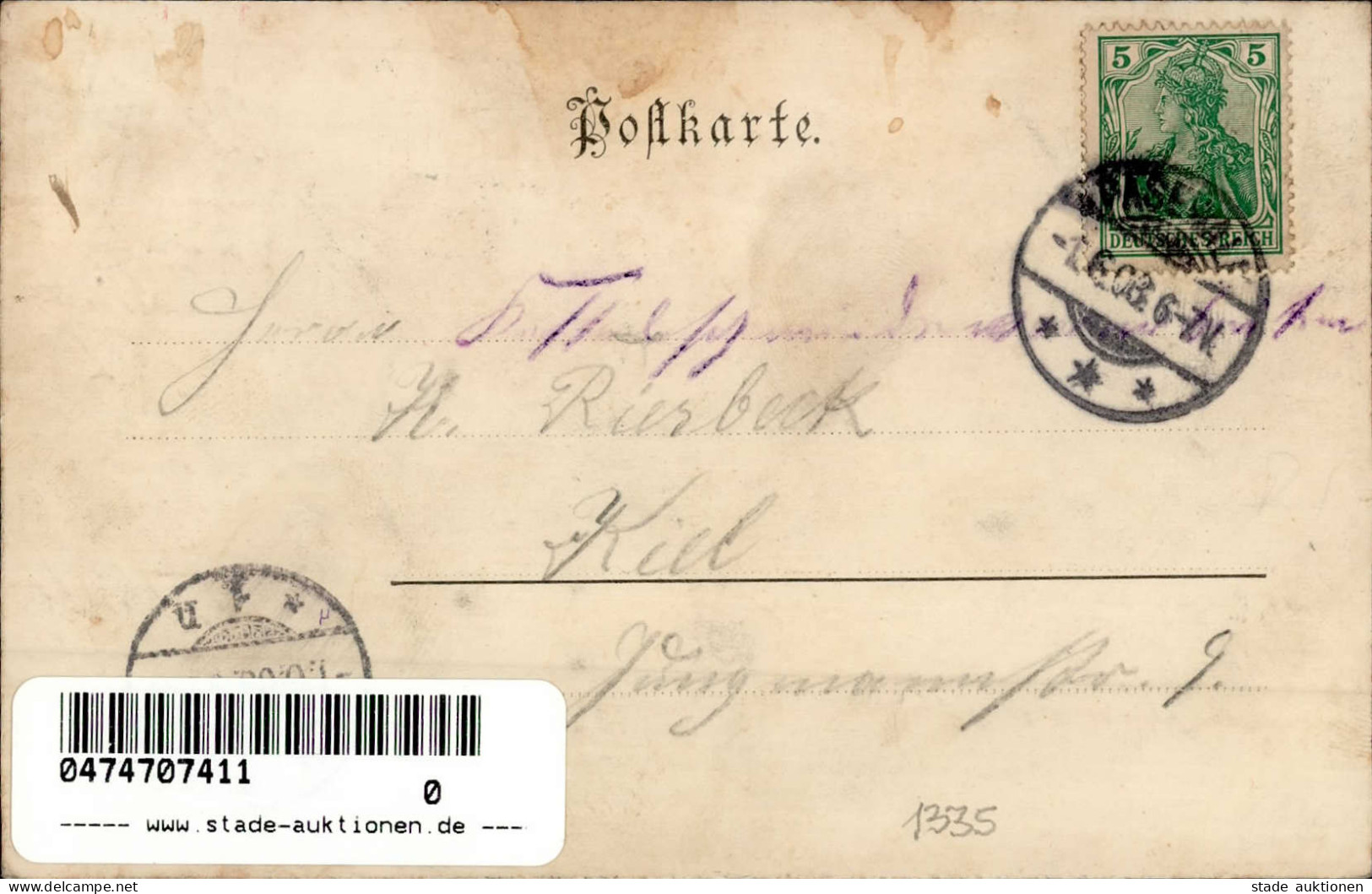 Pasewalk (o-2100) Schützenhaus 1903 I-II (fleckig) - Sonstige & Ohne Zuordnung