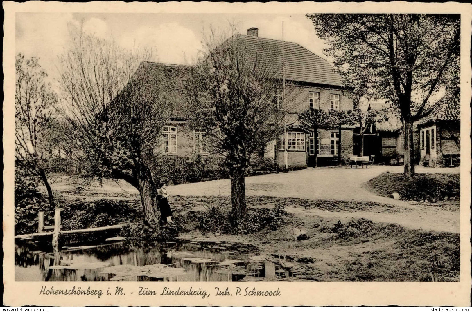 HOHENSCHÖNBERG,Meckl. (o-2421) - Gasthaus Zum Lindenkrug I-II - Sonstige & Ohne Zuordnung