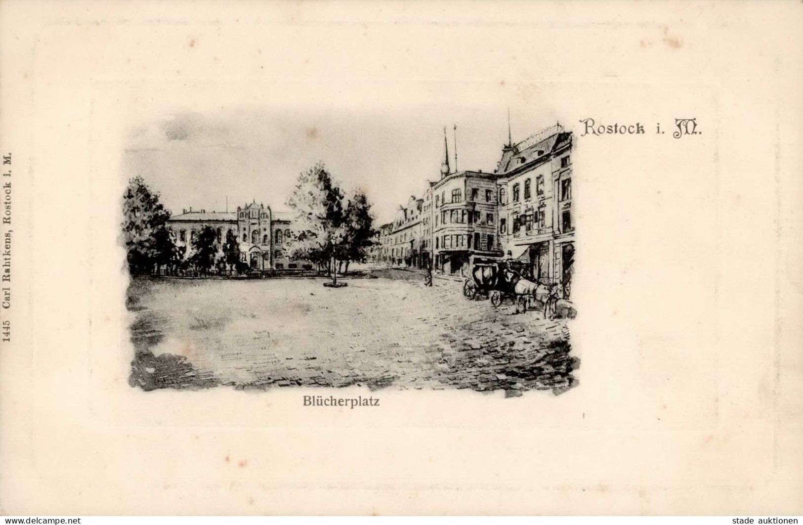 Rostock (o-2500) Blücherplatz I- - Other & Unclassified
