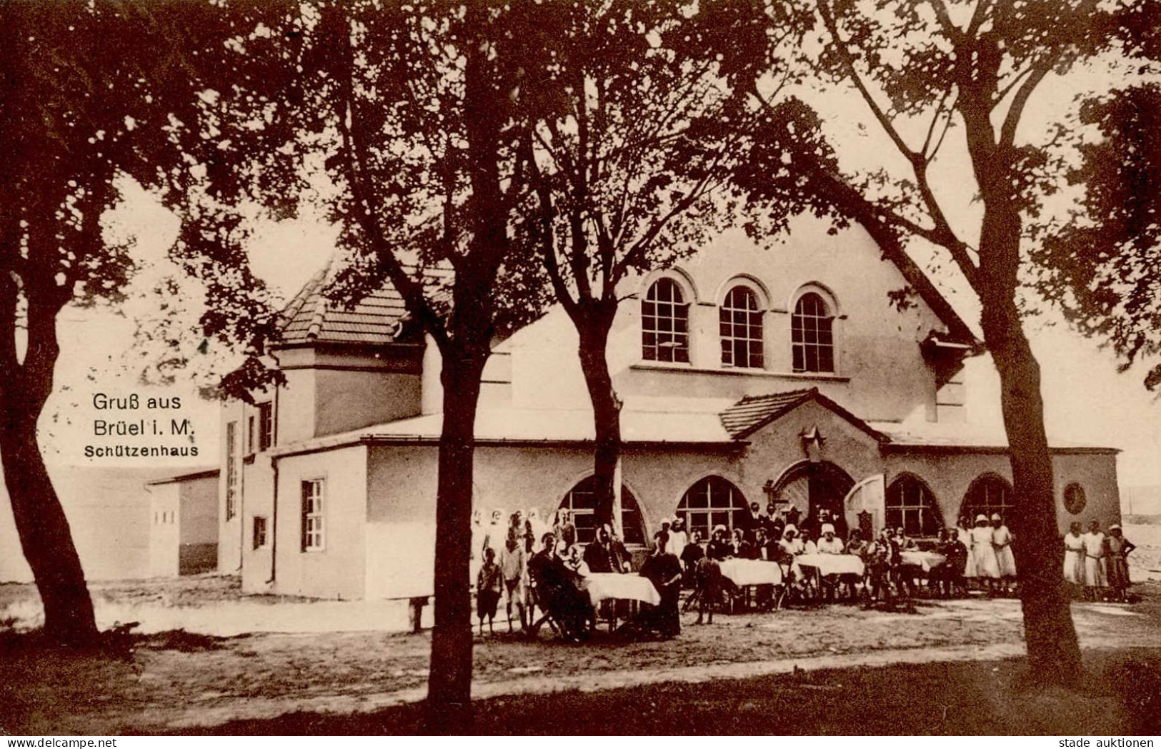 Brüel (o-2722) Schützenhaus 1925 I-II - Sonstige & Ohne Zuordnung