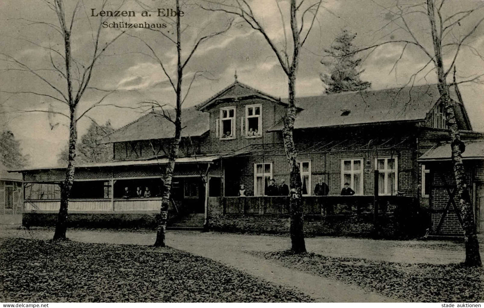 Lenzen (o-2805) Schützenhaus I- (Marke Teilweise Entfernt) - Autres & Non Classés