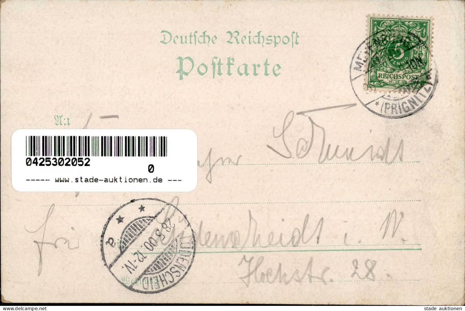 Wittenberge (o-2900) 1900 II (Stauchung) - Autres & Non Classés