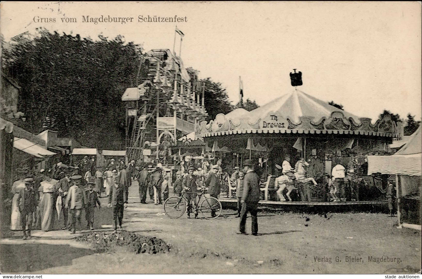 Magdeburg (o-3000) Schützenfest 1905 Fahrrad I Cycles - Maagdenburg