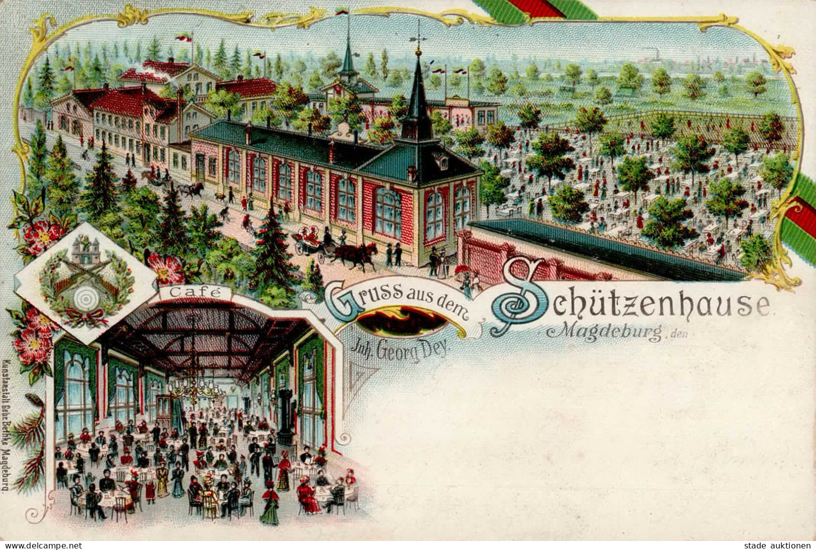 Magdeburg (o-3000) Schützenhaus 1901 I- - Maagdenburg