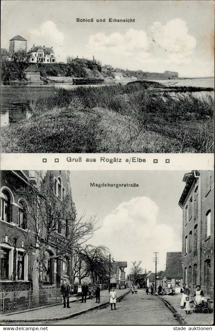 Rogätz (o-3214) Magdeburgerstrasse 1918 I- - Autres & Non Classés