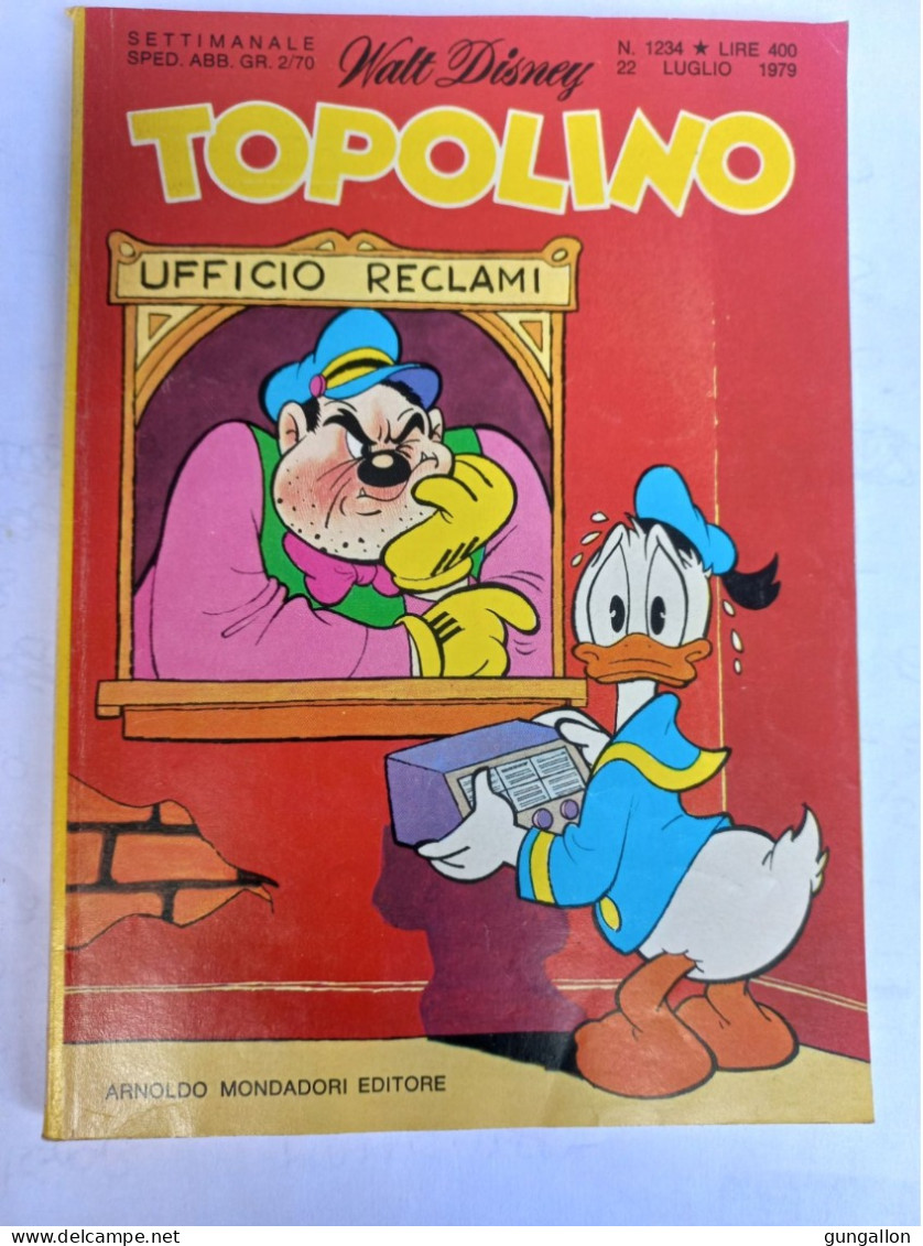 Topolino (Mondadori 1979)  N. 1234 - Disney