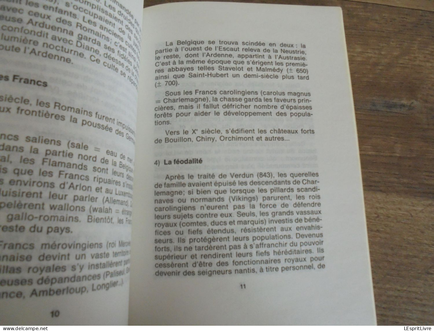 ESQUISSE HISTORIQUE ET LITTERAIRE DE LA HAUTE LESSE ET L'OUR Régionalisme Ardenne Naomé Villance Graide Mohimont Feuilly - Bélgica