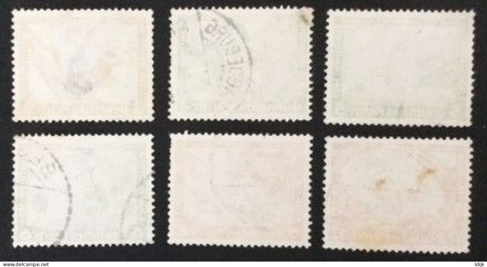 1933 Deutsche Nothilfe : Wagner Mi. 499A,500A,501A,502A,503A,504A - Used Stamps