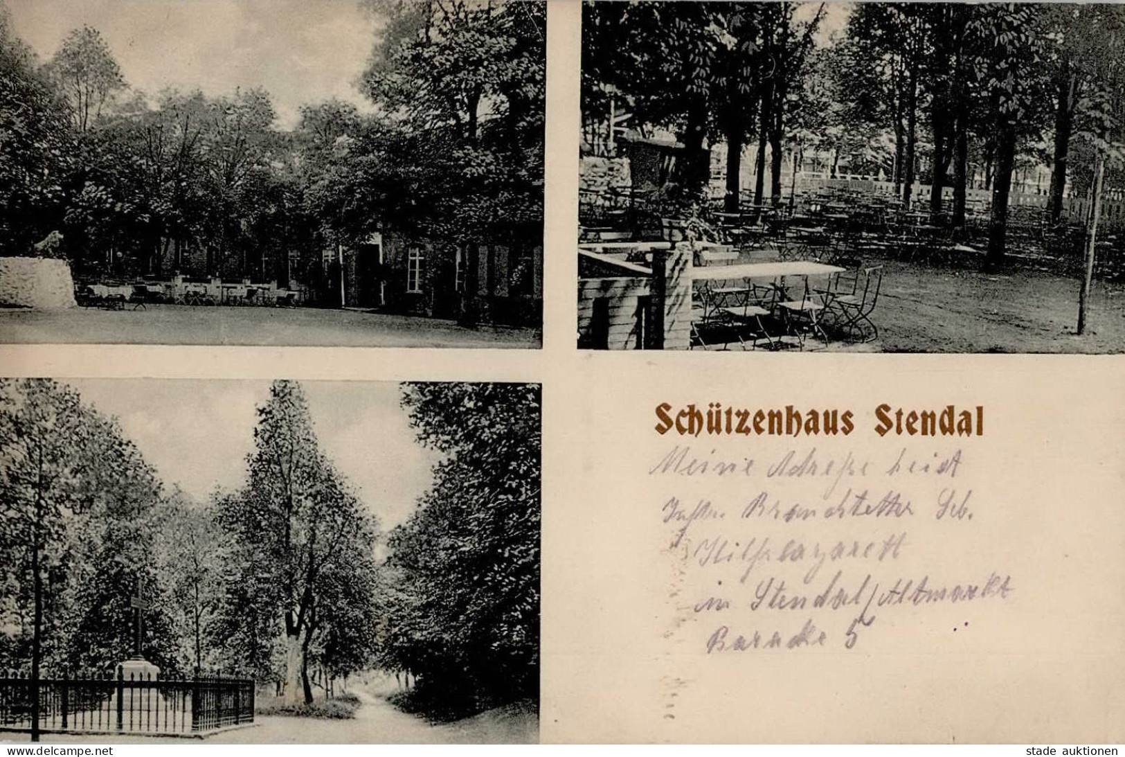 Stendal (o-3500) Schützenhaus 1916 I - Other & Unclassified