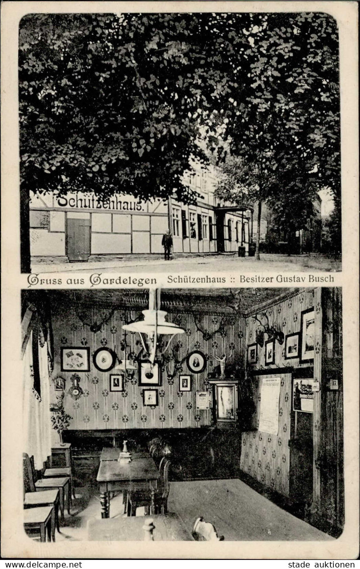 Gardelegen (o-3570) Schützenhaus 1915 I- - Other & Unclassified