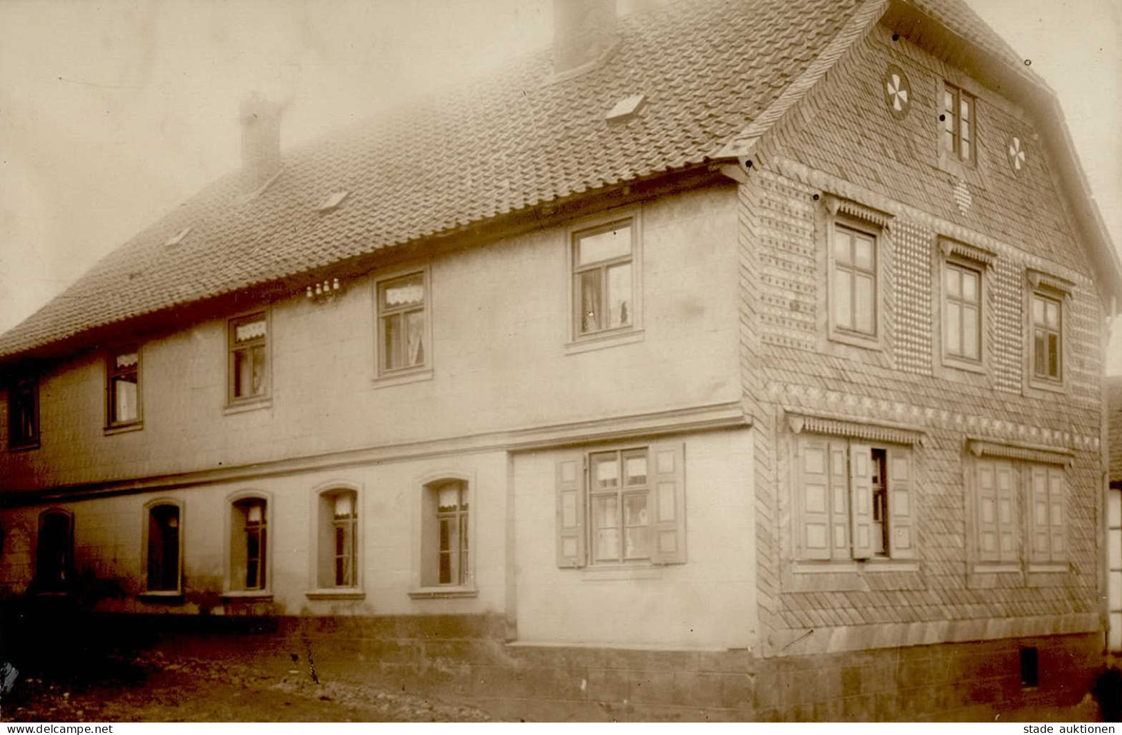 Danstedt (o-3701) Wohnhaus Foto-AK 1914 I-II - Autres & Non Classés