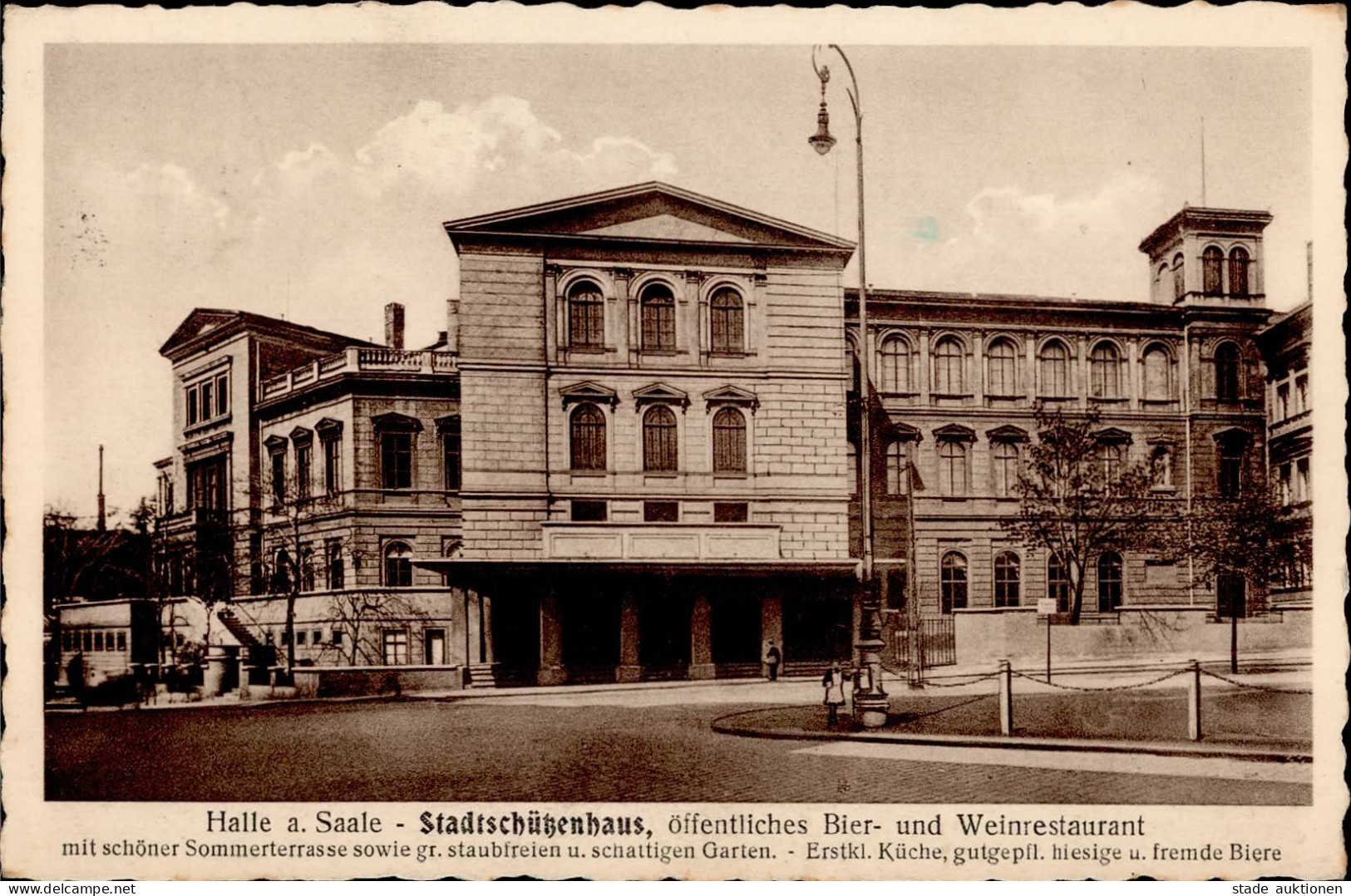 Halle Saale (o-4000) Gasthaus Zum Stadtschützenhaus I- - Halle (Saale)