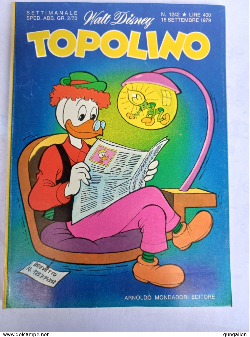 Topolino (Mondadori 1979)  N. 1242 - Disney