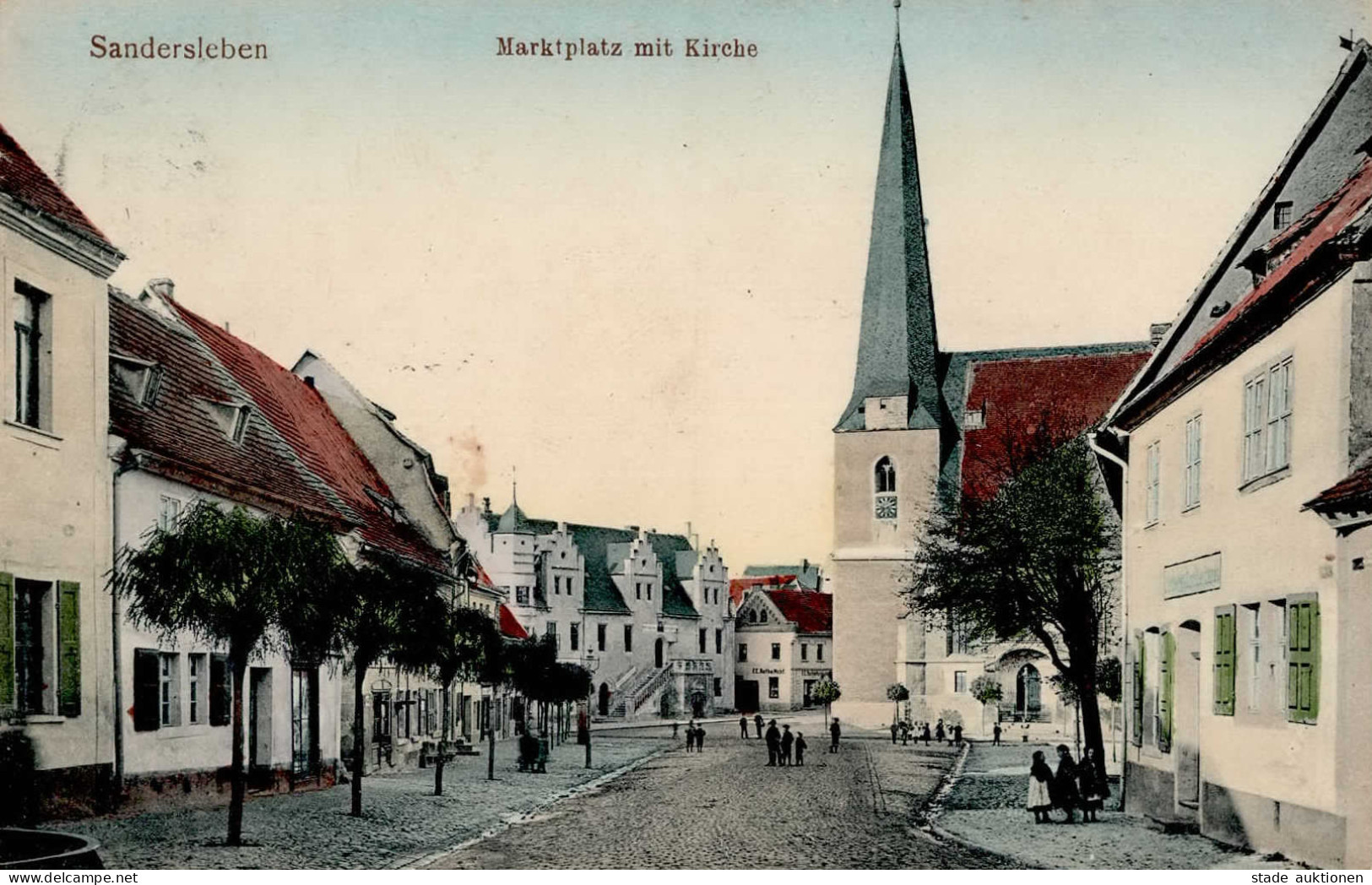 Sandersleben (o-4332) Marktplatz 1910 I-II - Other & Unclassified