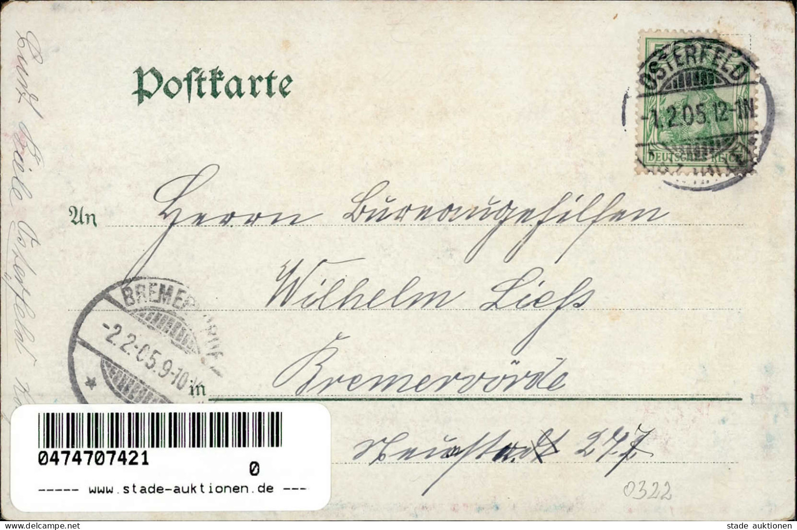 Osterfeld (o-4903) Schützenhaus Königl. Amtsgericht 1905 I-II (fleckig) - Autres & Non Classés