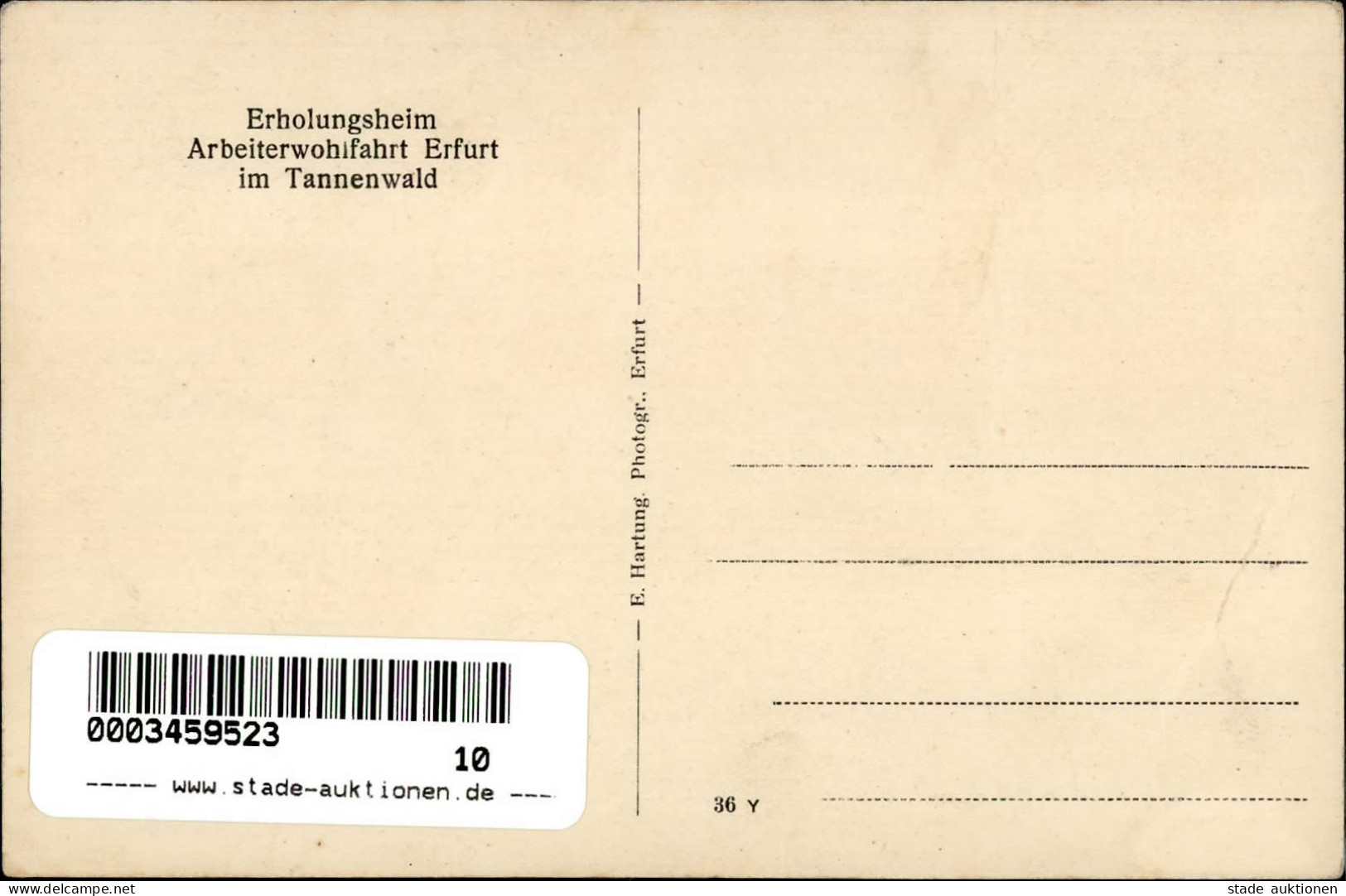 Erfurt (o-5000) Erholungsheim Arbeiterwohlfahrt II (Mittelbug) - Erfurt