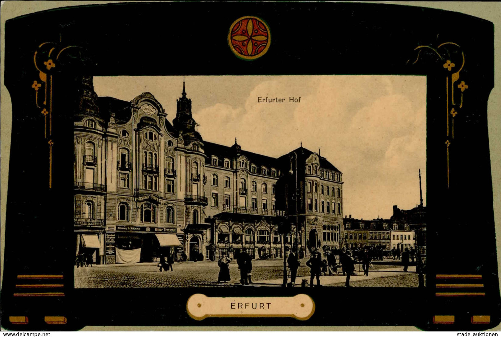 Erfurt (o-5000) Gasthaus Erfurter Hof 1914 I- - Erfurt