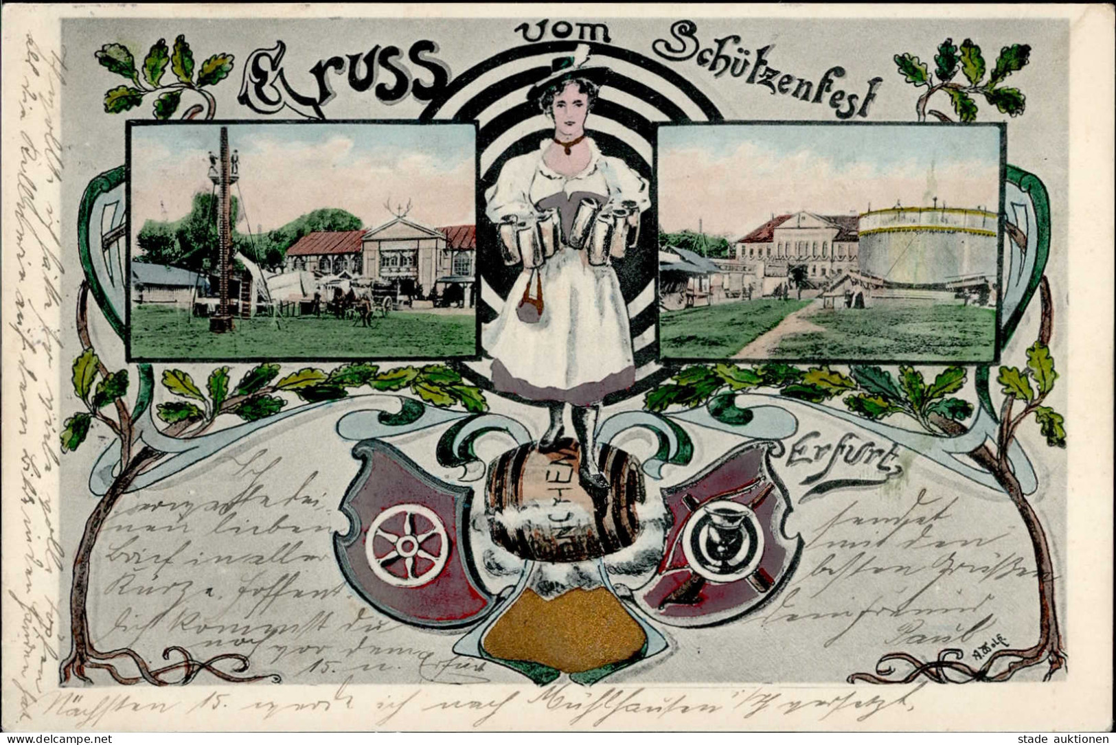 Erfurt (o-5000) Schützenfest 1904 I - Erfurt