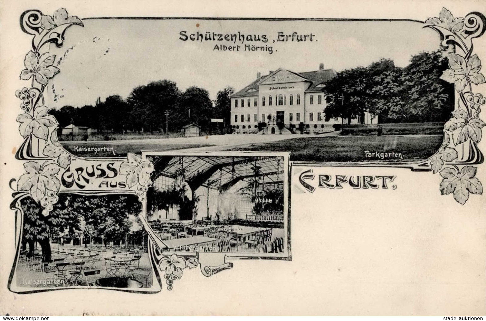 Erfurt (o-5000) Schützenhaus 1914 I- - Erfurt