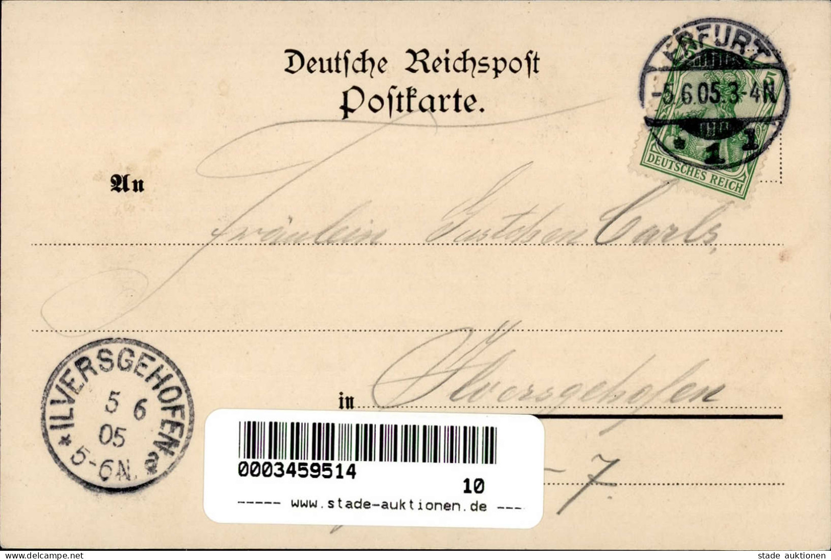 Windischholzhausen (o-5101) Gasthaus Kluge 1905 I- - Other & Unclassified