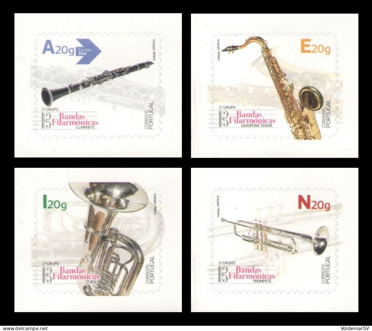 Portugal 2024 Mih. 4949/52 Musical Instruments Of Philharmonic Orchestras MNH ** - Nuovi