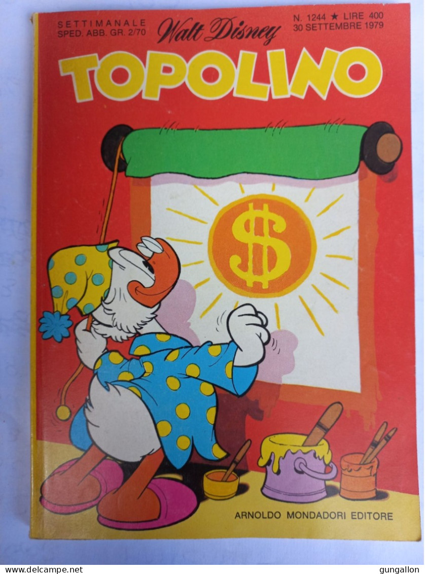 Topolino (Mondadori 1979)  N. 1244 - Disney