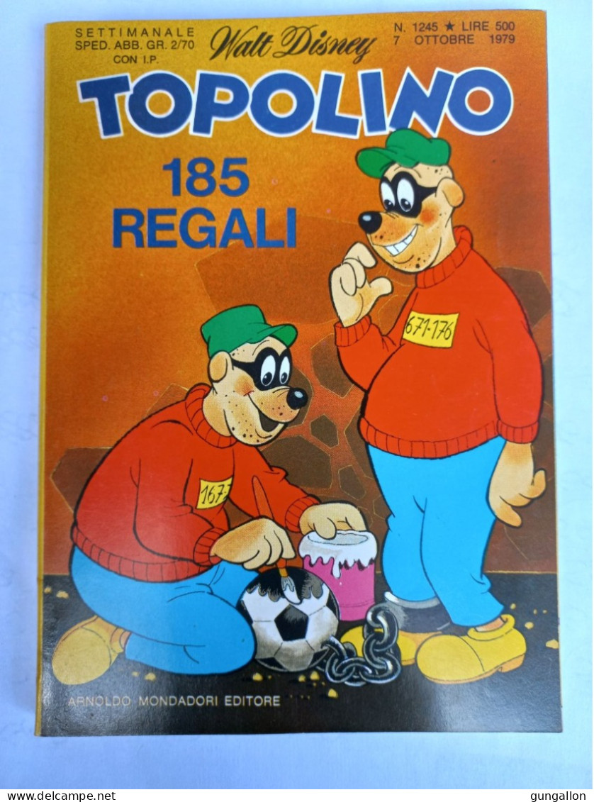 Topolino (Mondadori 1979)  N. 1245 - Disney