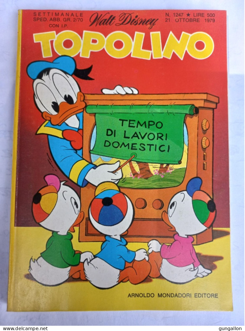 Topolino (Mondadori 1979)  N. 1247 - Disney