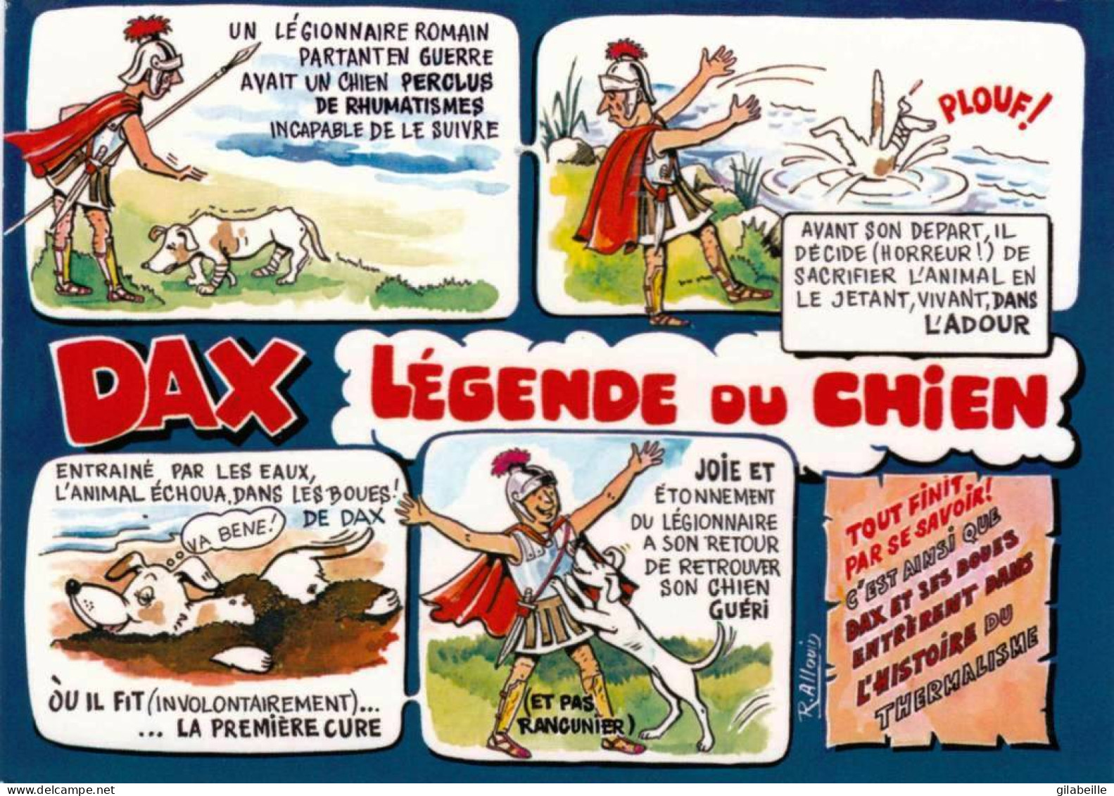 40 - Landes - DAX - Legende Du Chien  - Dax