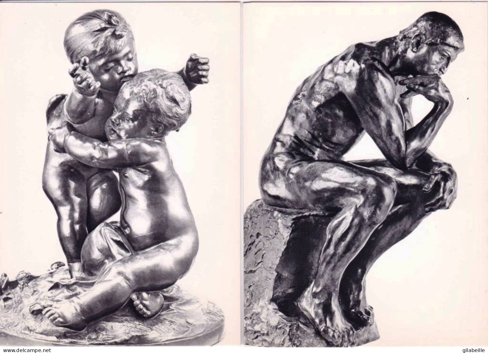 Sculpture - Auguste Rodin - Lot 6 Cartes - Sculptures