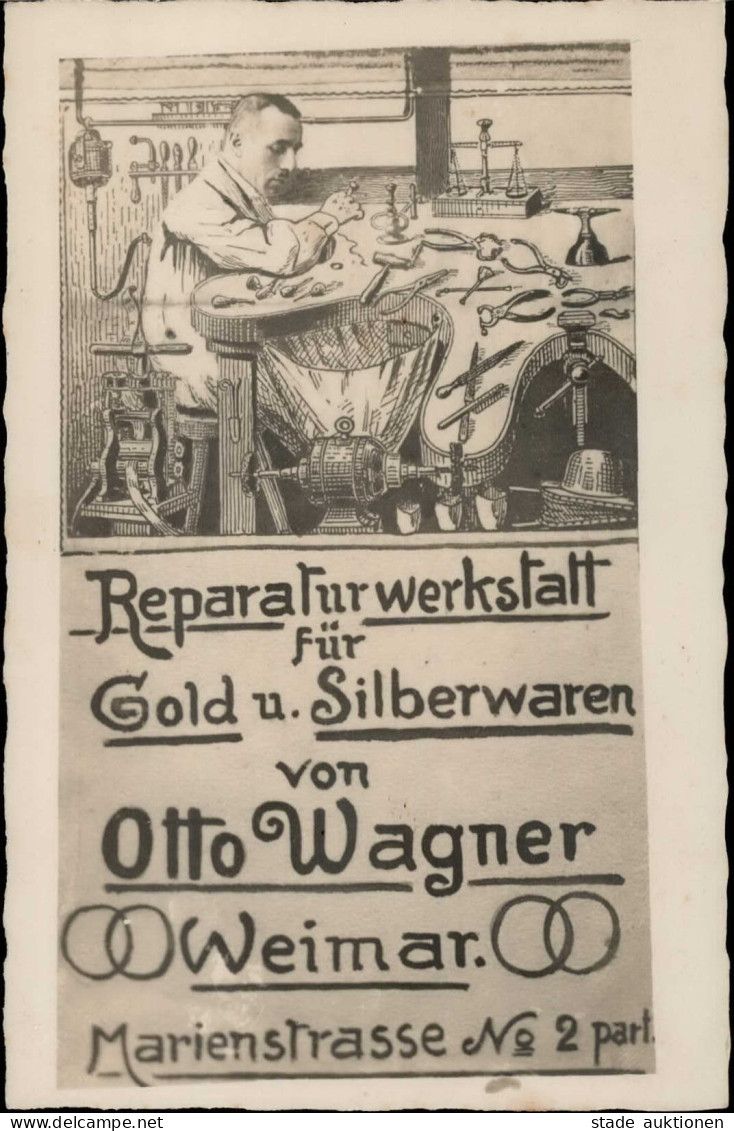 Weimar (o-5300)Reparaturwerkstatt Für Gold-und Silberwaren Wagner Marienstrase 2 I- - Other & Unclassified