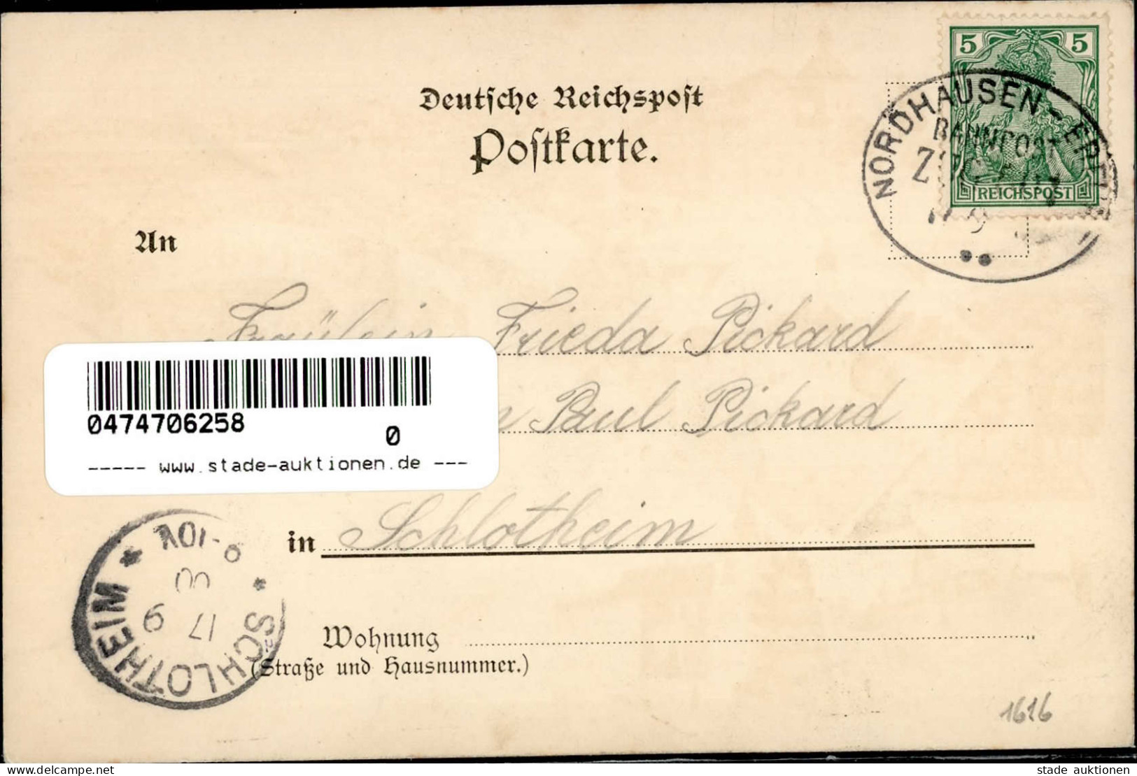 Greußen (o-5403) Schule Postamt Gasthaus Zum Prinzen Leopold Schützenhaus I- - Autres & Non Classés