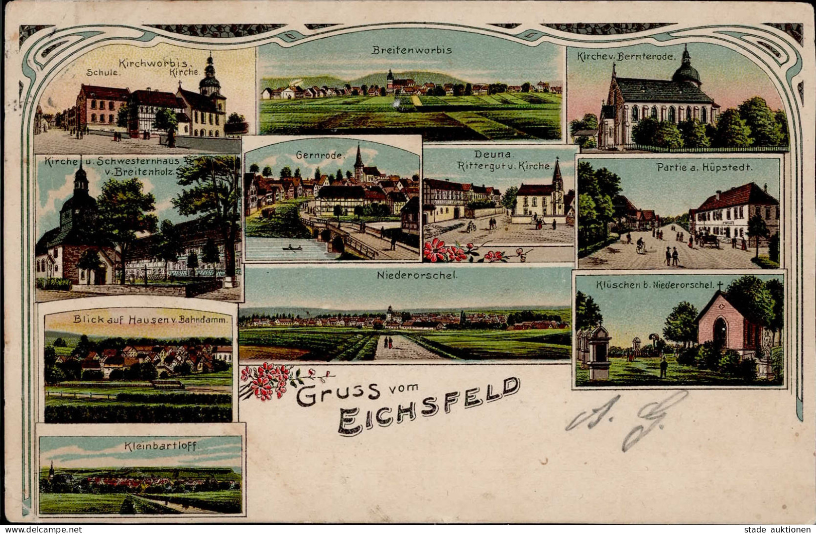 Niederorschel (o-5606) Gruss Vom Eichsfeld II (Ecken Bestoßen) Montagnes - Andere & Zonder Classificatie