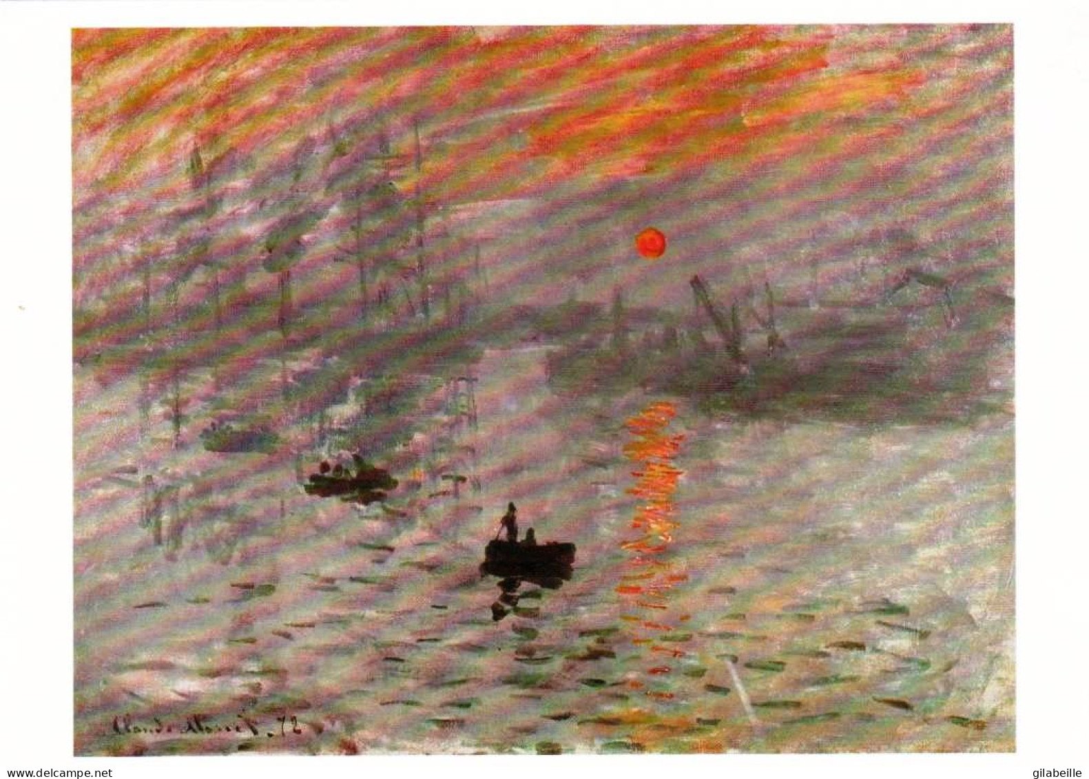 Claude Monet -  Impression Au Soleil Levant - Peintures & Tableaux