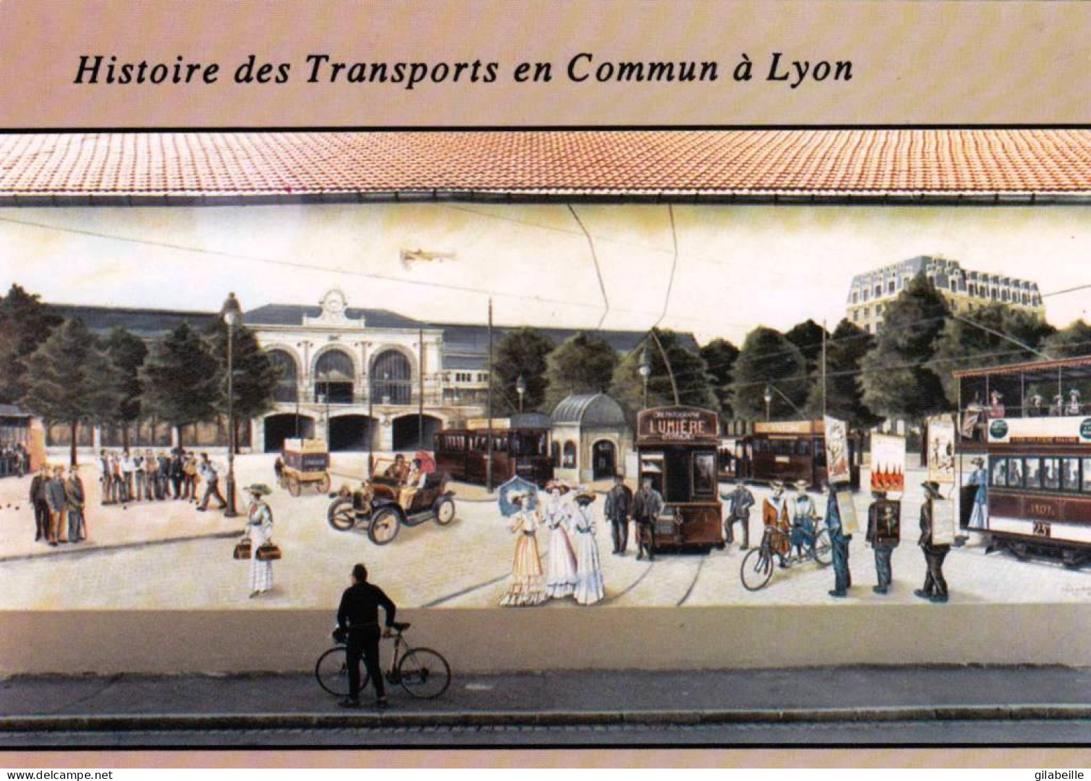 69 -  LYON - Histoire Des Transports En Commun - Mur Peint - Cité De La Création - Sonstige & Ohne Zuordnung
