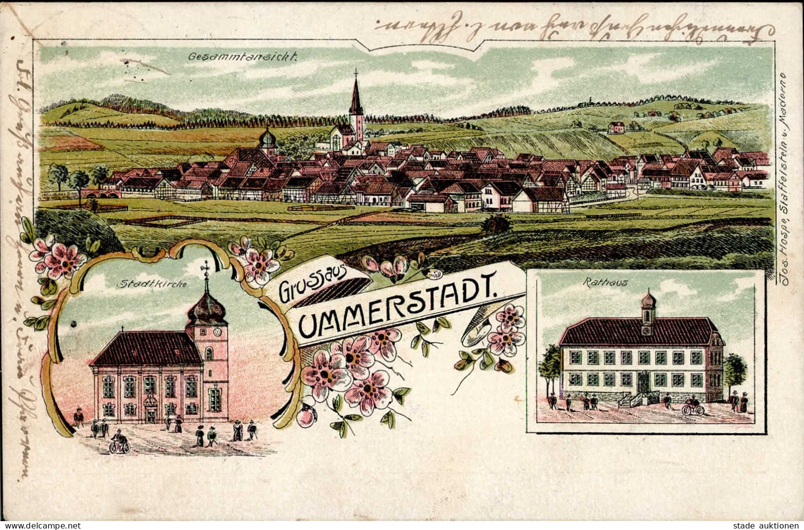 Ummerstadt (o-6111) Stadtkirche Rathaus 1912 I-II - Other & Unclassified