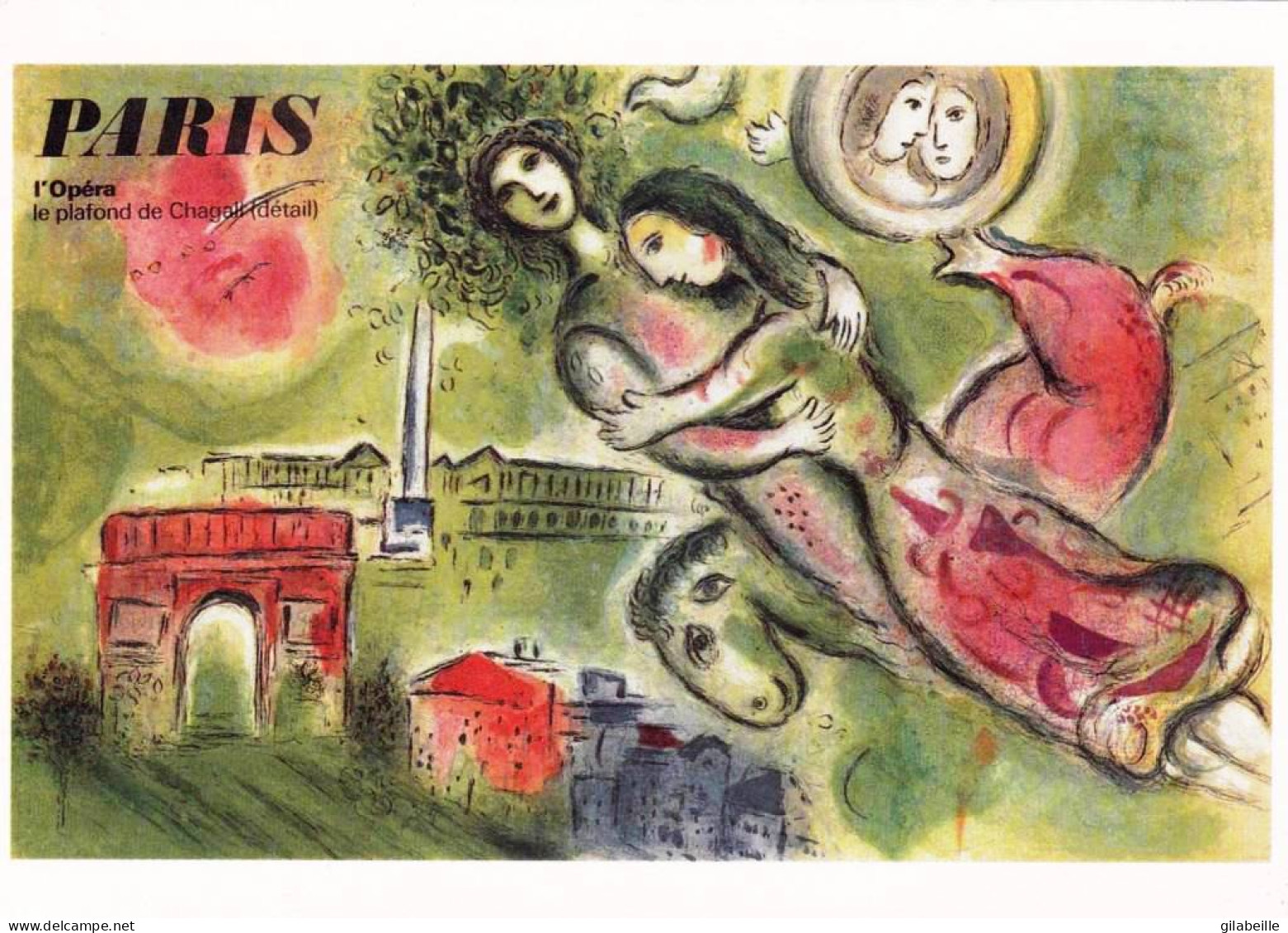 75 - PARIS - L'opera - Le Plafond De Chagall - Romeo Et Juliette - Autres Monuments, édifices