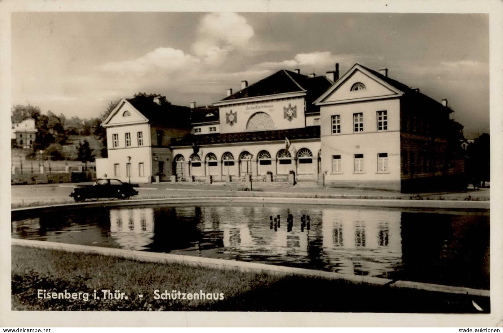 Eisenberg (o-6520) Schützenhaus Sonderstempel II (kleine Stauchung) - Other & Unclassified