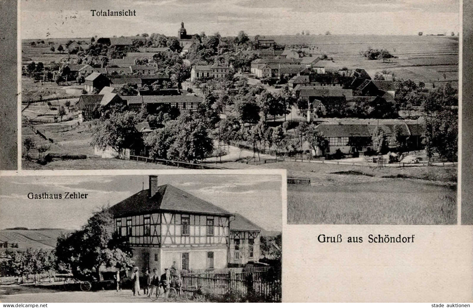 Schöndorf (o-6551) Gasthaus Zehler I - Autres & Non Classés