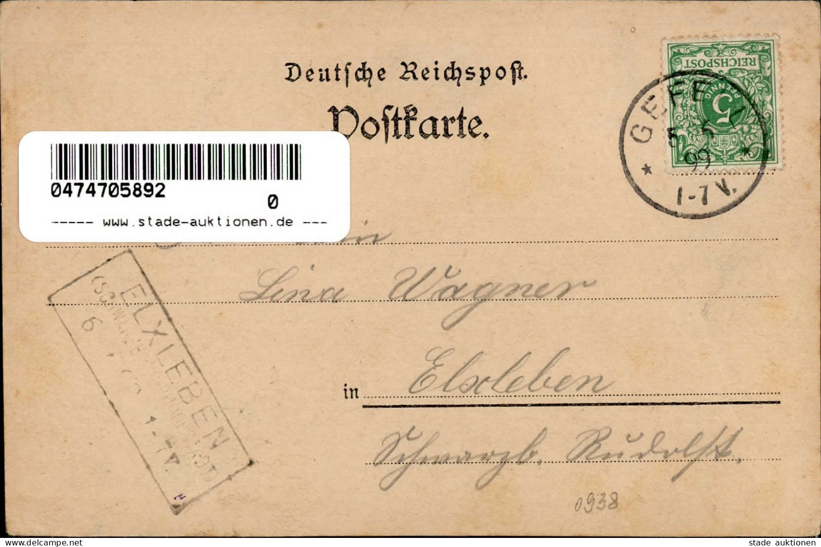 Hirschberg (o-6553) Schützenhaus 1899 II- (kleiner Riss) - Other & Unclassified