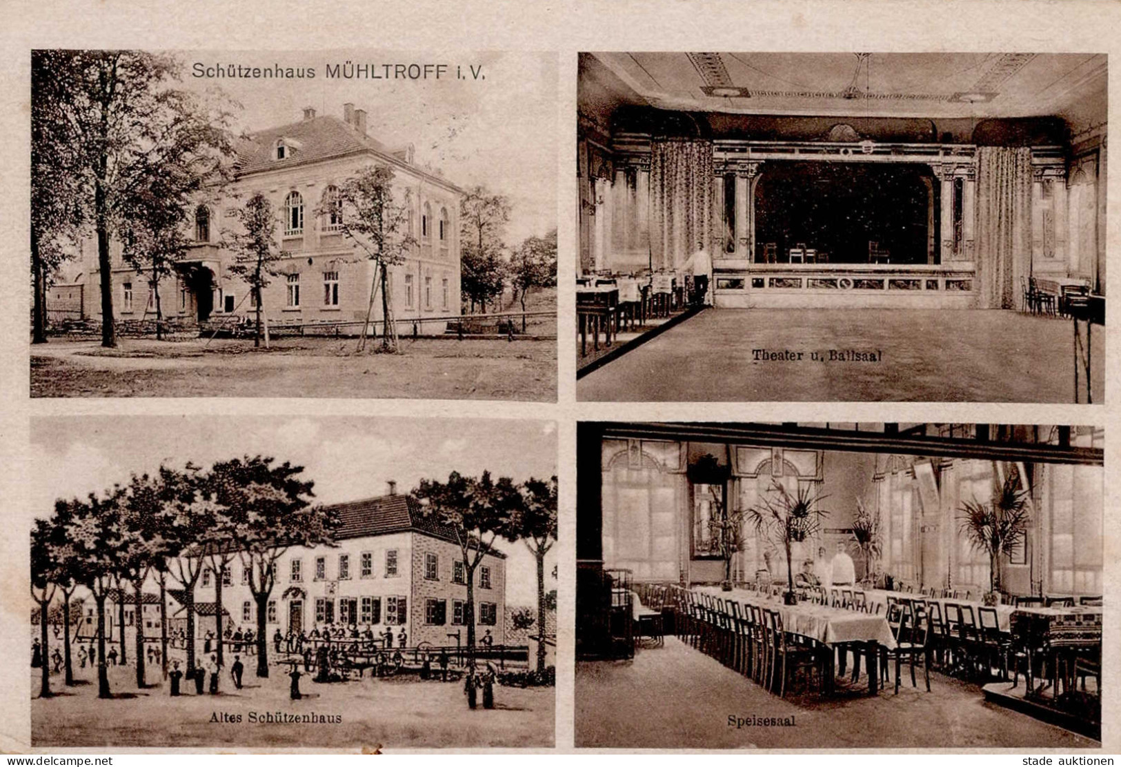 Mühltroff (o-6554) Schützenhaus 1921 I-II - Autres & Non Classés